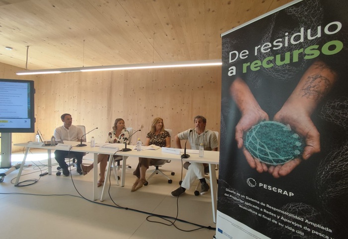 La Autoridad Portuaria expone en Vigo su experiencia en la gestión circular de redes y aparejos de pesca