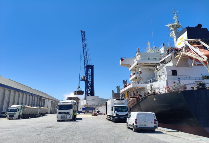 El Puerto de Marín supera ya las toneladas movidas entre enero y julio de 2025