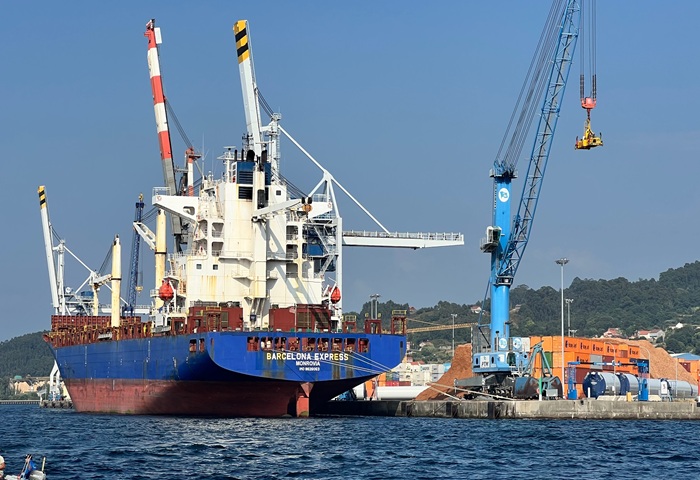 El Puerto de Marín crece cerca de un 9% en el movimiento de mercancías entre enero y agosto