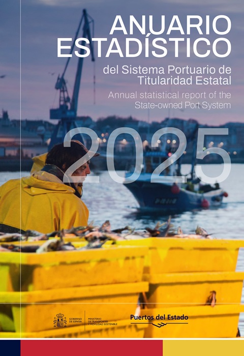 Puertos del Estado lanza el Anuario Estadístico 2025 con toda la información del sistema portuario estatal