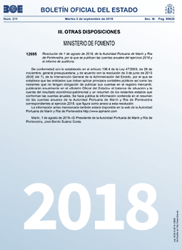 Cuentas anuales 2018