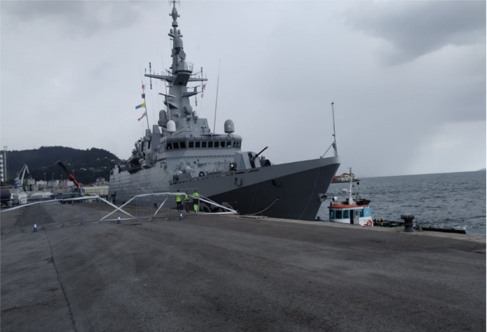 The Port Receives a Corvette from the Saudi Arabian Navy