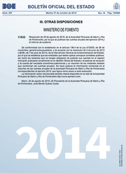 Cuentas anuales 2014